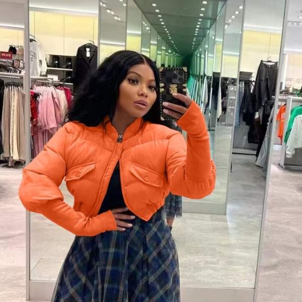 Casual Pure Color Women S Winter Down Coats